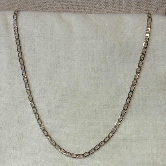 Jewelry - NEW 925 Italy Sterling Silver Gucci Mariner Chain Necklace 3grams
